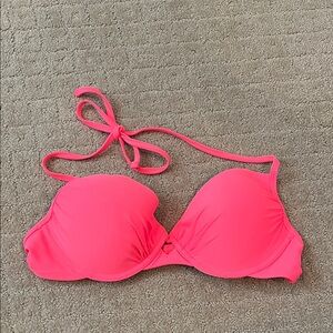 Xhilaration Bright Coral Bikini Top